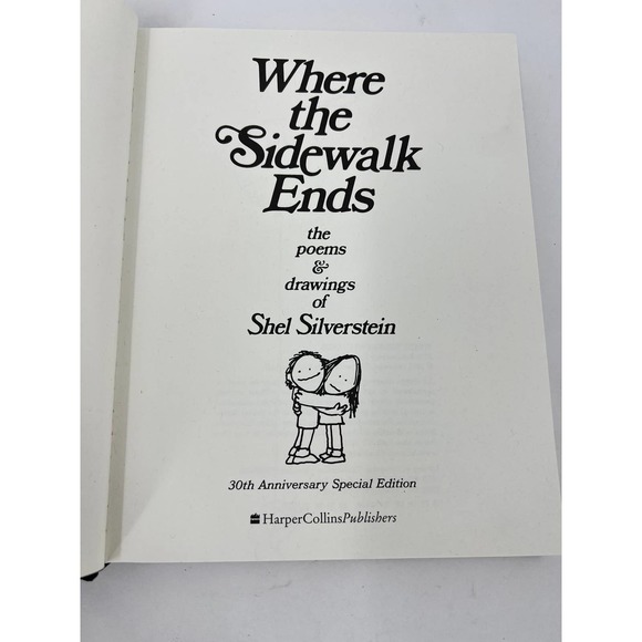 Where The Sidewalk Ends by Shel Silverstein HC 2004 30th Anniversary Edition - Picture 3 of 7
